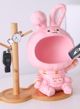 新款兔子收纳品摆件钥匙玄关兔