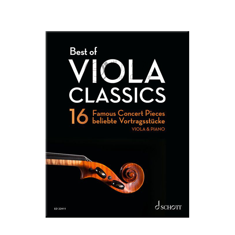 音乐会名作中提琴经典作品选德国朔特原版乐谱书 Best of Viola Classics 16 Famous Concert Pieces ED22411-图2