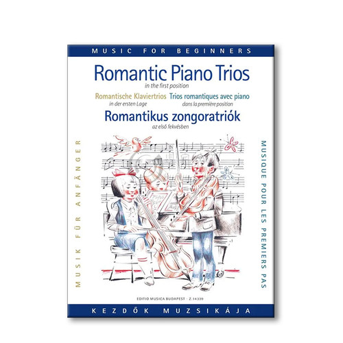 浪漫钢琴三重奏 把位 钢琴小提琴和大提琴 布达佩斯原版乐谱书 Romantic Piano Trios in the first position Z14339 - 图3