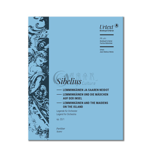 西贝柳斯莱明凯宁与岛上的少女 总谱 大熊原版乐谱书 Sibelius Lemminkainen and the Maidens on the Island Score PB5582 - 图3