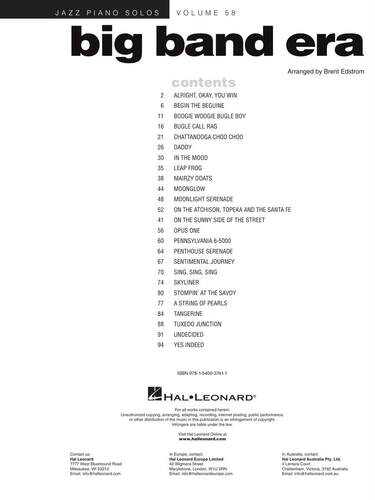 大乐队时代 25首摇摆曲调 钢琴独奏 Hal Leonard 海伦德原版乐谱书 Big Band Era Swinging Tunes for Piano Solo HL00284837 - 图0