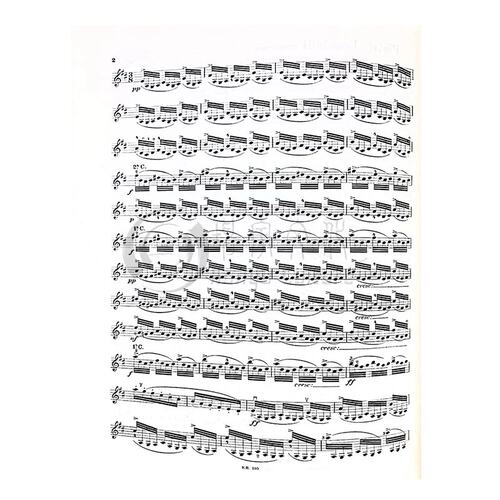 罗卡特里 小提琴艺术 25首随想曲 里科尔迪乐谱书 Ricordi Locatelli LArte del Violino Capricci Violin Method HL50011580 - 图2