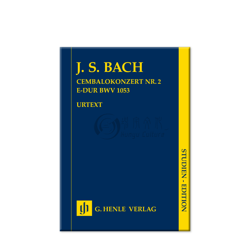 巴赫 E大调第二大键琴协奏曲BWV1053 研习小总谱 非演奏用谱 亨乐乐谱Bach Harpsichord Concerto Nos2 in E Major BWV1053 HN7381 - 图3