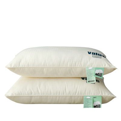 枕头助眠成人家用酒店羽丝绒护颈椎枕单人学生宿舍寝室枕头芯子