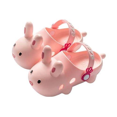 唯继 Детский нескользящий мультяшный кролик, слайдеры, тапочки, обувь, семейный стиль