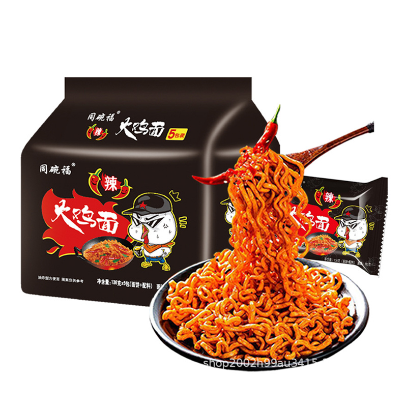 【同碗福】韩式火鸡面118g*5