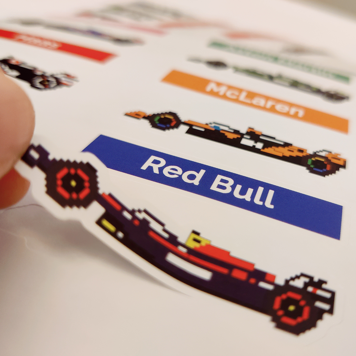 【贴纸】2025赛季 F1车队和车手标签 不干胶手帐贴纸 亮光表面,淘宝优惠券,粉丝福利购,淘宝优惠卷