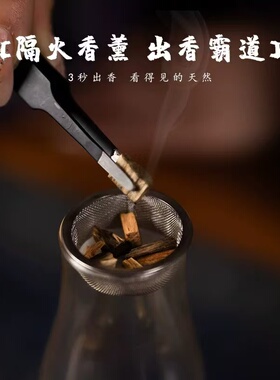 酥油灯香薰沉香景德镇陶瓷青花摆件礼盒生日礼物节日送长辈灯盏