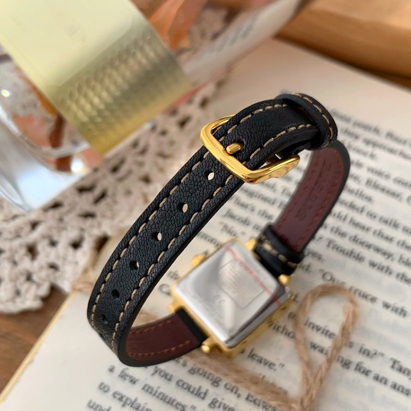 蔻家女士小巧精致时尚茶玫瑰手表 积赞国产腕表