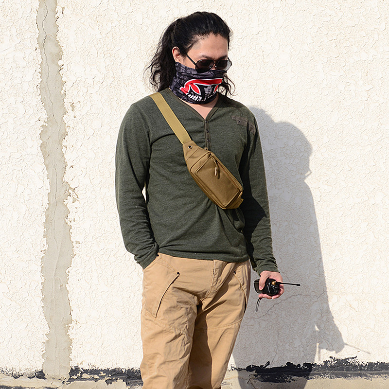 探路虎贴身隐形跑步手机包男女腰包 探路虎箱包男士包袋