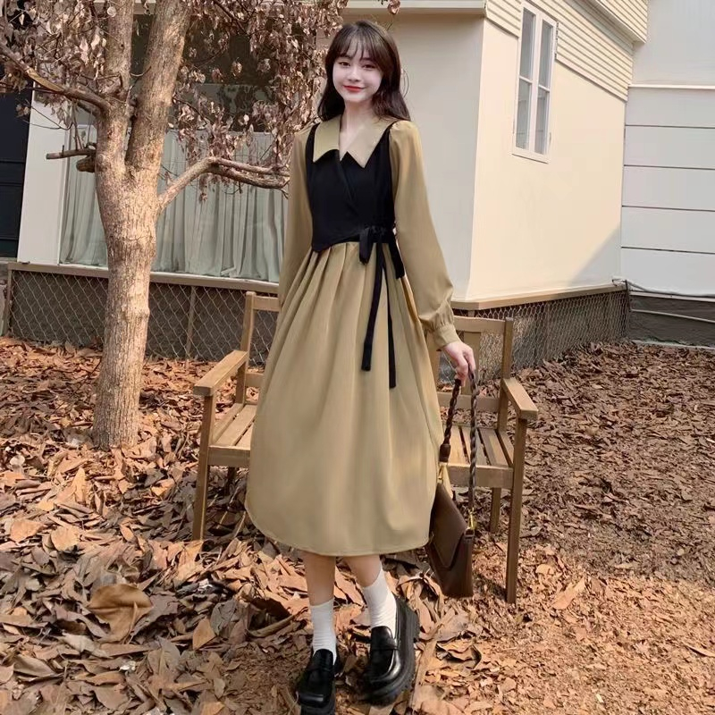 可可里甜美法式秋款长袖连衣裙合集