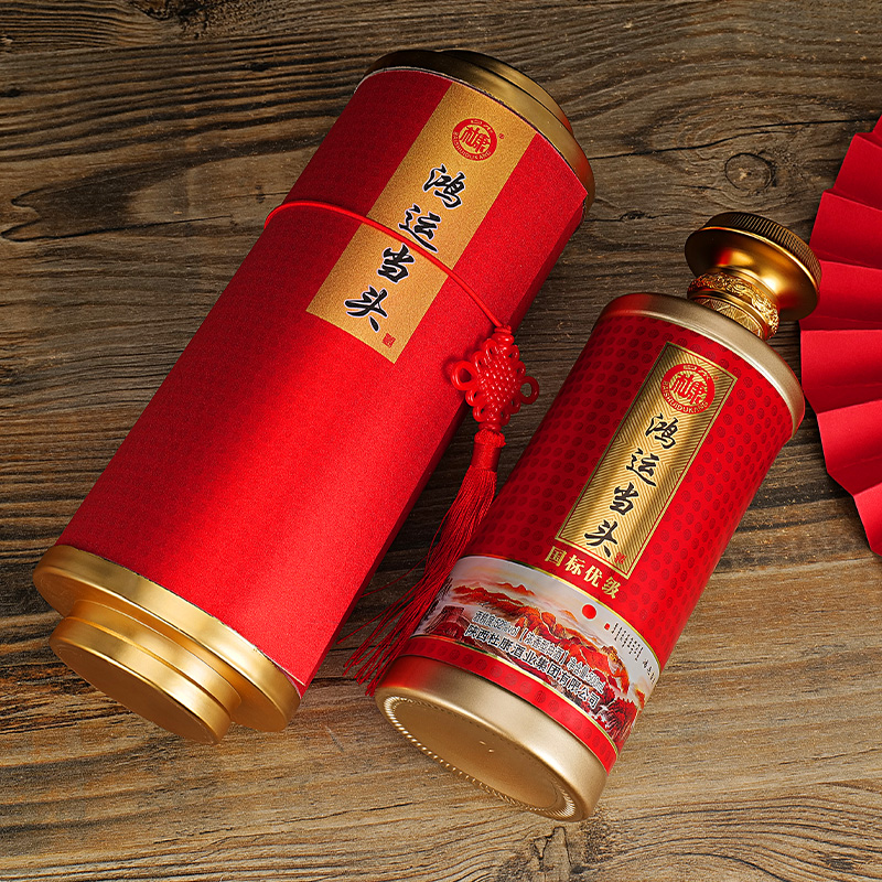 【送礼佳品】白水杜康鸿运当头52度浓香型白酒整箱特价500ml*6瓶