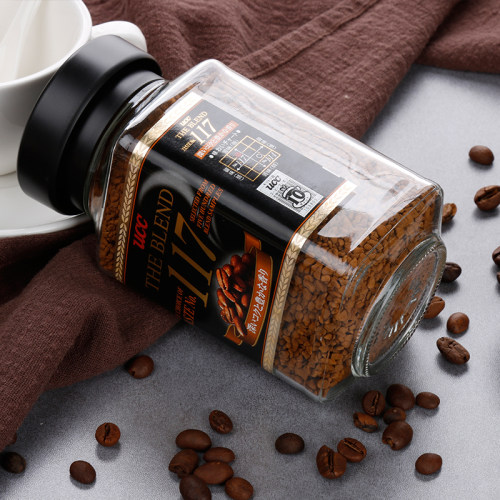 日本进口悠诗诗ucc咖啡117速溶纯黑咖啡粉优希西114瓶装无蔗糖