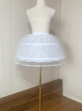 洛丽塔Lolita 裙撑鱼骨45cm可调节表演日常成人公主裙礼服暴力撑