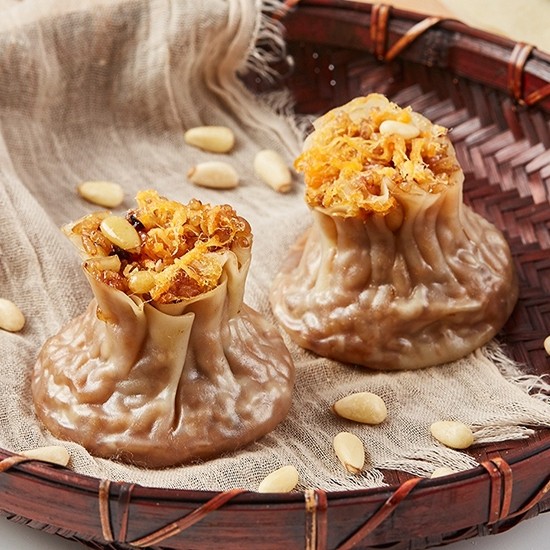 【百补】吉祥黄金蛋黄烧麦240g糯米速冻速食烧卖早餐6袋装,淘宝优惠券,粉丝福利购,淘宝优惠卷