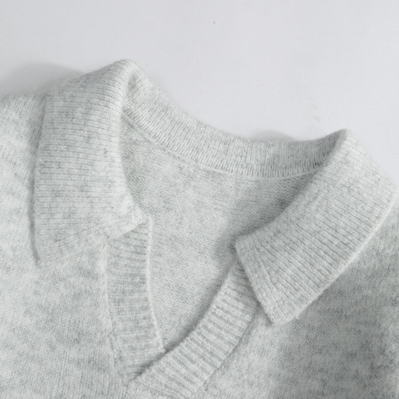 『离岛』汉序设计感  秋冬季日系复古翻领套头毛衣服针织衫外套男,淘宝优惠券,粉丝福利购,淘宝优惠卷