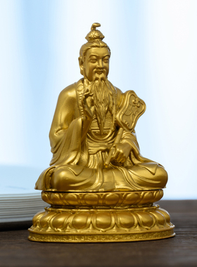 简修行黄铜太上老君摆件