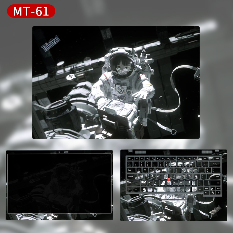 联想ThinkPad X1 隐士电脑外壳膜X1 Carbon笔记本机身贴纸X13Yoga定制T14/T15图案保护膜E14/E15机盖防刮贴膜 - 图2