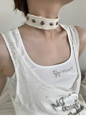 串珠个性废土风项链项圈choker