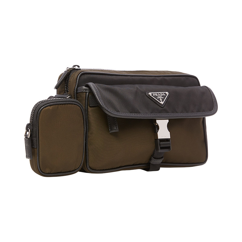 prada /普拉达尼龙 saffiano斜挎包 PRADA男士包袋