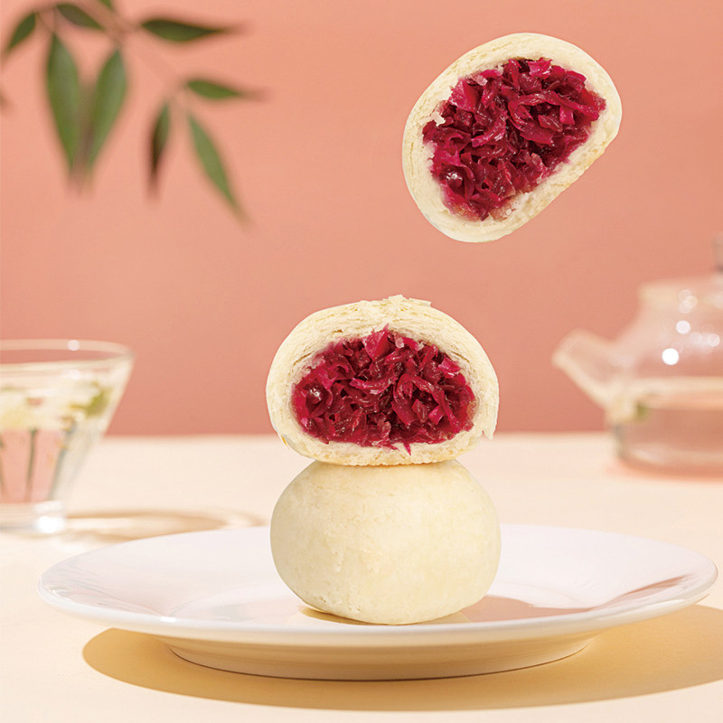 【38秒杀价】昆明冠生园昆冠蝶恋花鲜花饼礼盒250g云南特产零食