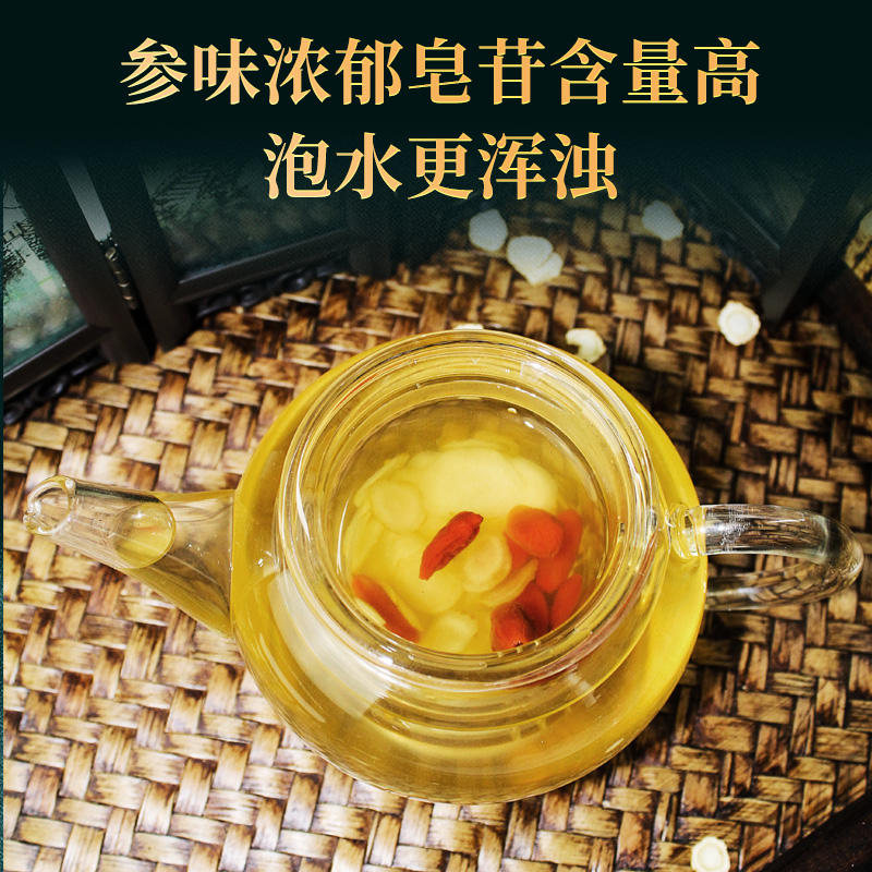 同仁堂朕皇西洋参片正品切片含片官方旗舰店送长辈年货新年礼盒装 - 图1