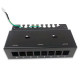 Cadre de distribution de réseau à 8 ports Boundée de rack vide de la maison de gestion de boîte à courant faible du ménage à courant faible module de câble de réseau à 12 ports Rack Direct