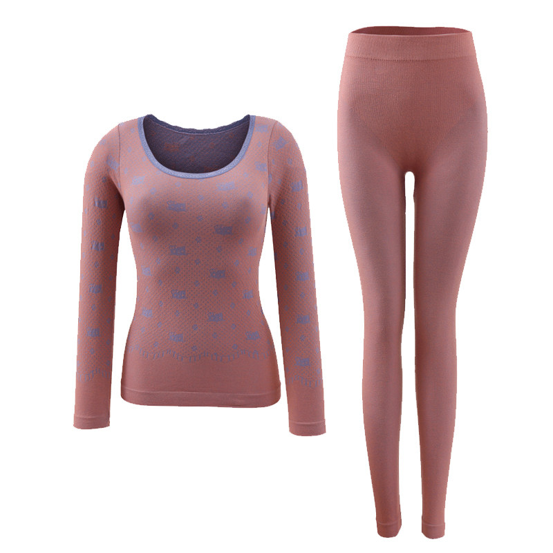 俞兆林圆领恒温保暖美体修身打底衫 俞兆林众合保暖套装