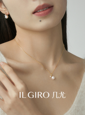 925纯银珍珠项链赫生925纯银