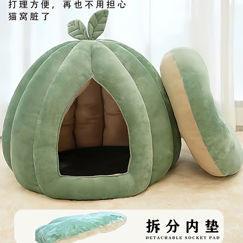 surepet宠物猫窝秋冬通用可拆洗保暖猫窝冬季猫窝全封式加厚猫窝 - 图3