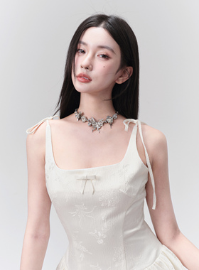 易碎商店合金蝴蝶项链