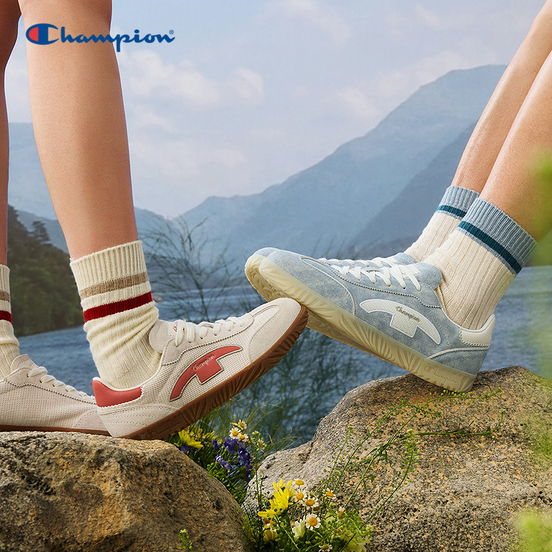 Champion冠军板鞋2025新款T头德训鞋2.0男女情侣运动休闲鞋小白鞋,淘宝优惠券,粉丝福利购,淘宝优惠卷