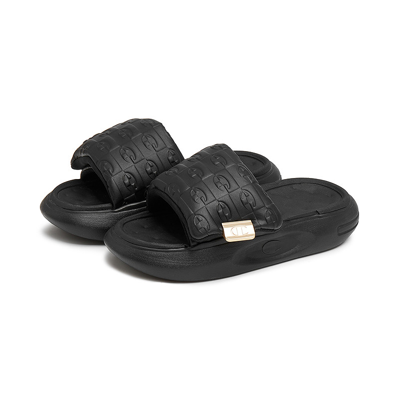 Champion冠军夏季新款凉拖鞋女厚底踩屎感休闲时尚外穿一字拖鞋,淘宝优惠券,粉丝福利购,淘宝优惠卷
