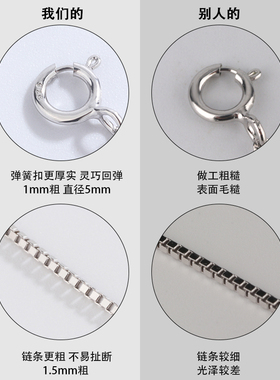 s925侧身水滴牌延长链靓翁翁
