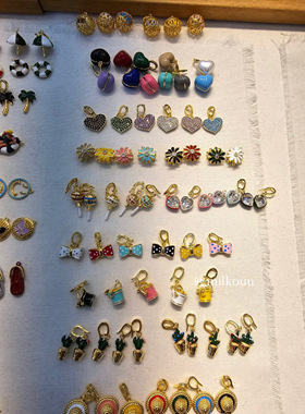 韩国可爱吊坠diy搭配万能扣项链