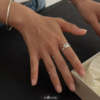 Korean sterling silver star open ring joint ring