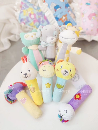 Игрушка, мягкая плюшевая погремушка, домашний питомец, издает звуки