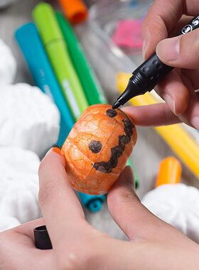 10Pcs 6/8cm DIY Halloween Foam Pumpk Polystyrene Styrofoam F