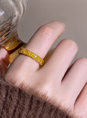 古里雅小金山开口戒指小众高级感