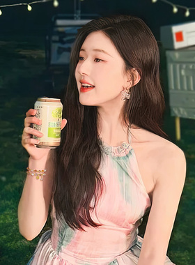 古里雅双层茶晶串珠手链高级感