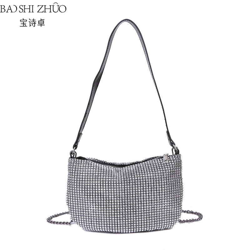 aw大王水钻包网红2020新款斜挎包 宝诗卓女士包袋