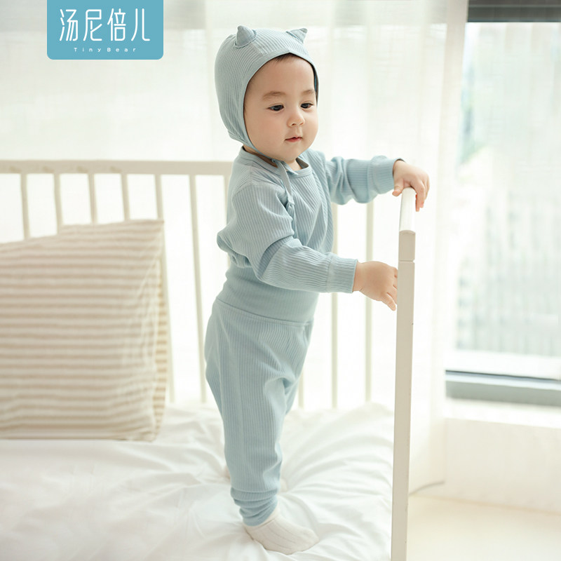 汤尼倍儿婴儿高腰裤子可开扣新生儿开裆打底裤宝宝春秋季护肚长裤,淘宝优惠券,粉丝福利购,淘宝优惠卷