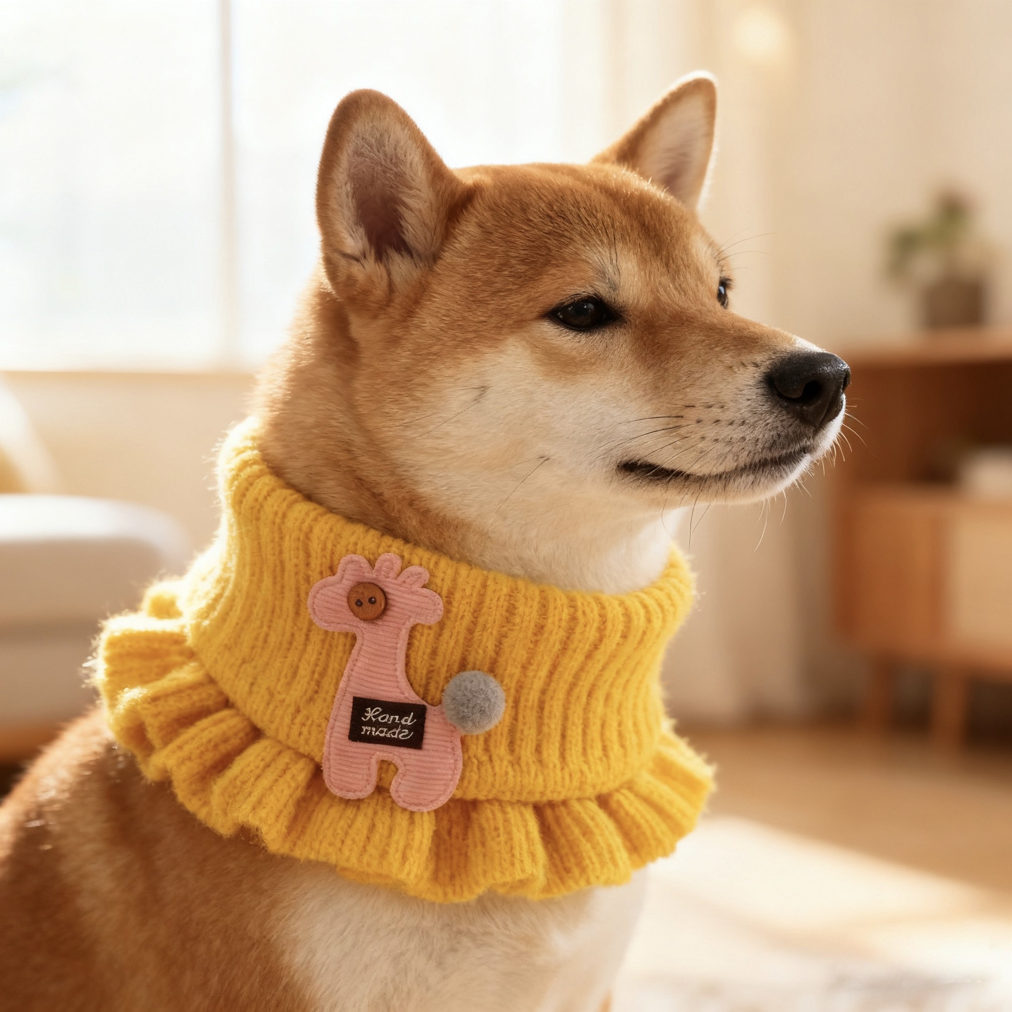 猫咪狗狗围脖冬季针织新年围兜围嘴宠物保暖脖圈围巾安抚中小型犬,淘宝优惠券,粉丝福利购,淘宝优惠卷