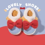 Демисезонные детские тапочки, милая удерживающая тепло детская обувь для принцессы на платформе, подходит для подростков