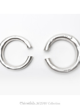 奇虚乐Chicxūlab 浮磬Qing 纯手工素银空心手镯