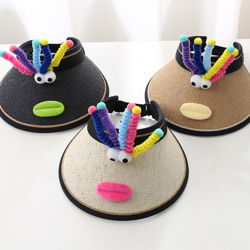 儿童帽子夏季宝宝遮阳帽防晒帽男童太阳帽女童空顶帽大檐帽渔夫帽,淘宝优惠券,粉丝福利购,淘宝优惠卷