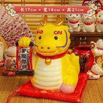 2024 dragon year mascot savings pot deposit money pot shop opening company front desk job swing piece gift