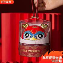 2024 dragon year mascot Spring Festival open door red accompanied by hand gift savings pot raw Xiao Cunqian pot dragon cub business gift