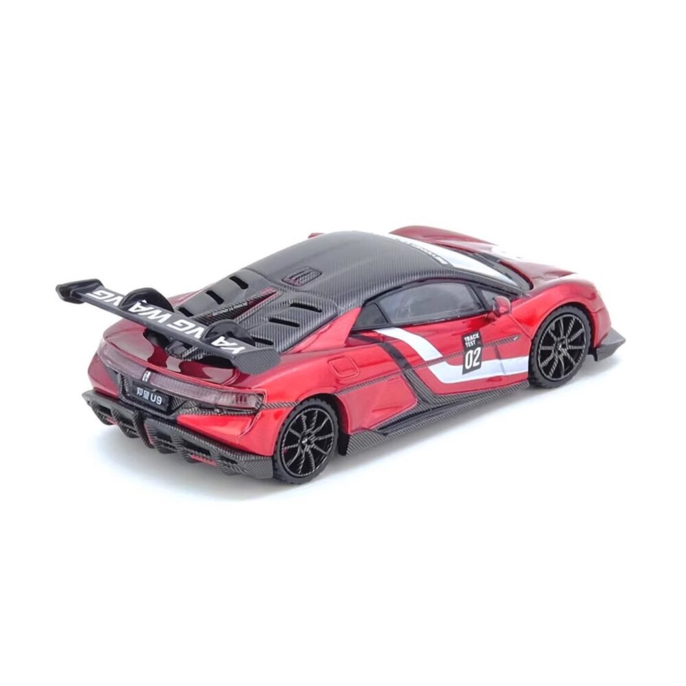 INNO 1:64 仰望 U9 纽北测试车 2025 红色合金汽车模型