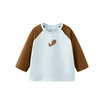 迷你巴拉儿童长袖T恤纯棉上衣
